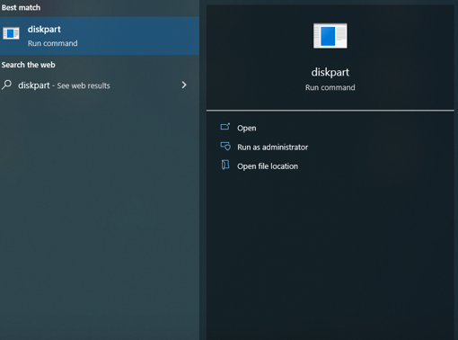 diskpart