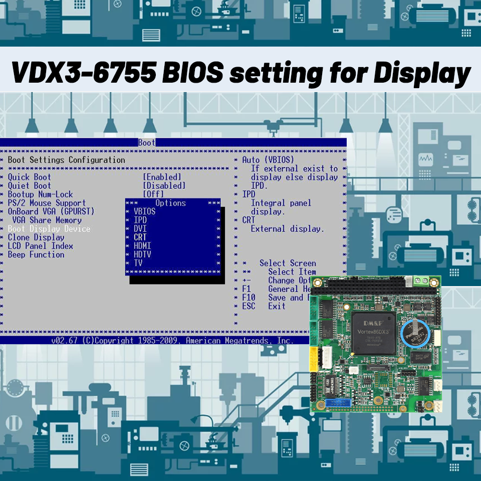 ICOP Technology Inc. - [Technical tips] PC/104 SBC VDX3-6755 BIOS